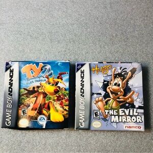 Ty the Tasmanian Tiger 2: Bush Rescue Hugo The Evil Mirror Lot2 GBA Nintendo CIB